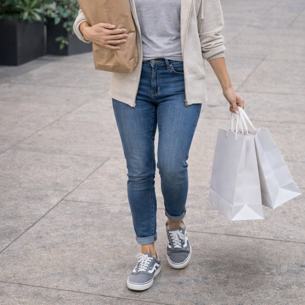 Grey Old Skool Vans